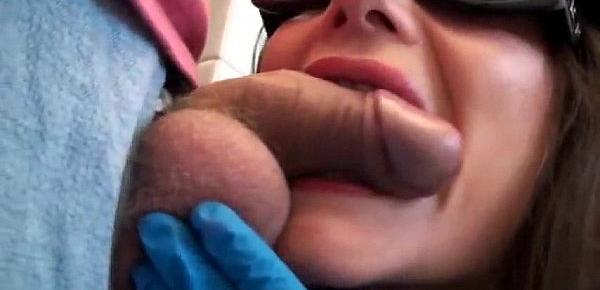  Gloved Cock Biting